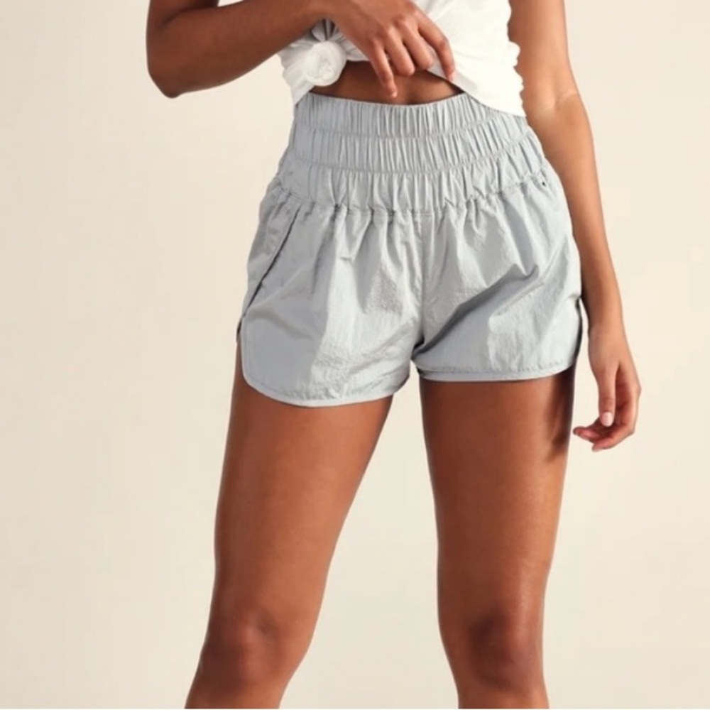 Free People Light Gray Athletic Shorts - Picture 12 of 12